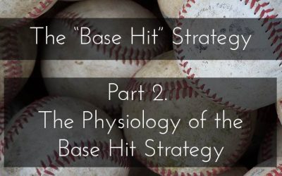 The physiology of the base hit strategy (part 2 of the “Base Hit Strategy”)